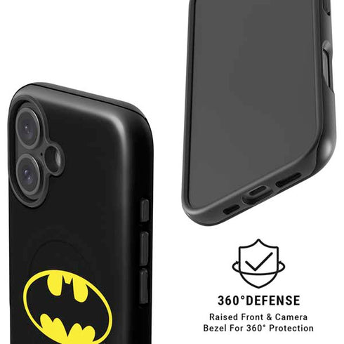 DC Comics Batman Movie 1989 Logo iPhone 16 Plus Magsafe Impact Case